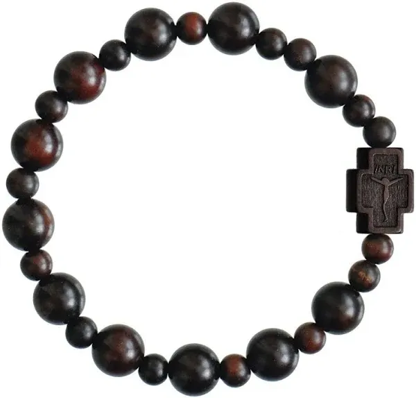 Jujube Wood Rosary Bracelet