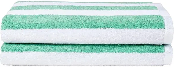 Amazon Basics Cabana Stripe Beach Towel