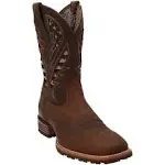 Men's Ariat Hybrid VentTEK Western Boots, 11, Brown