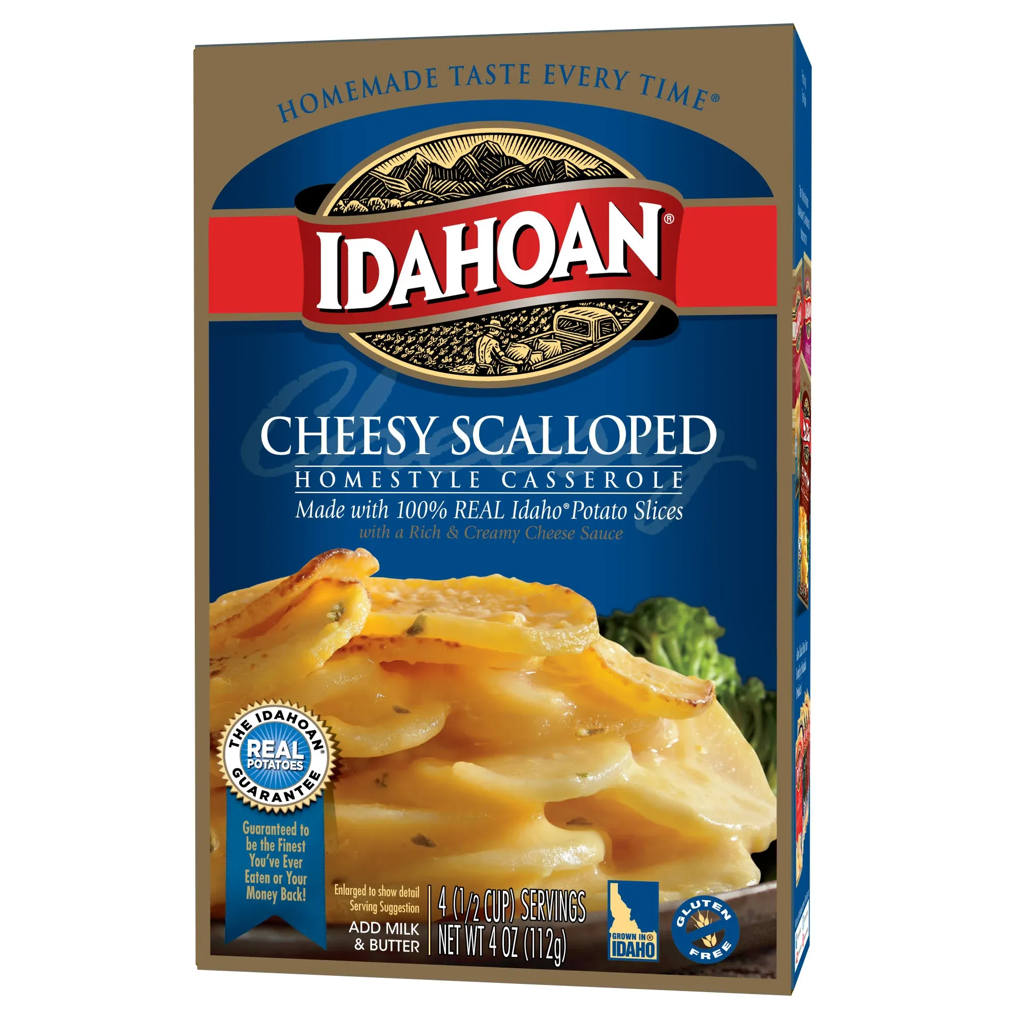 Idahoan Casserole, Homestyle, Cheesy Scalloped - 4 oz