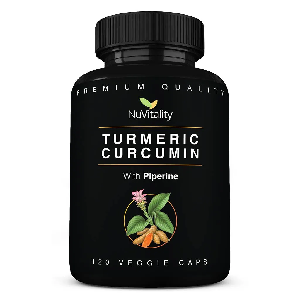 Turmeric Curcumin with Black Pepper Extract 120 Veggie Tumeric Capsules