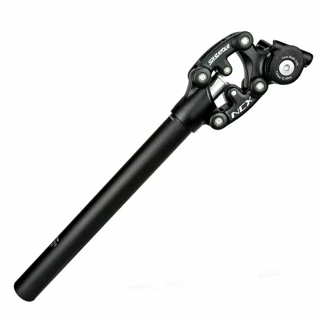 SR SUNTOUR New SP12-NCX Suspension SeatPost 30.9 X 350MM Black with Cover