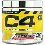 Cellucor C4 Pre-Workout Explosive Energy, Fruit Punch - 60 servings, 13.7 oz tub