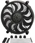 Derale 18214 14" High Output Radiator Fan,Black