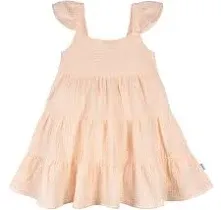 Gerber Girls' Toddler Sleeveless Gauze Dress