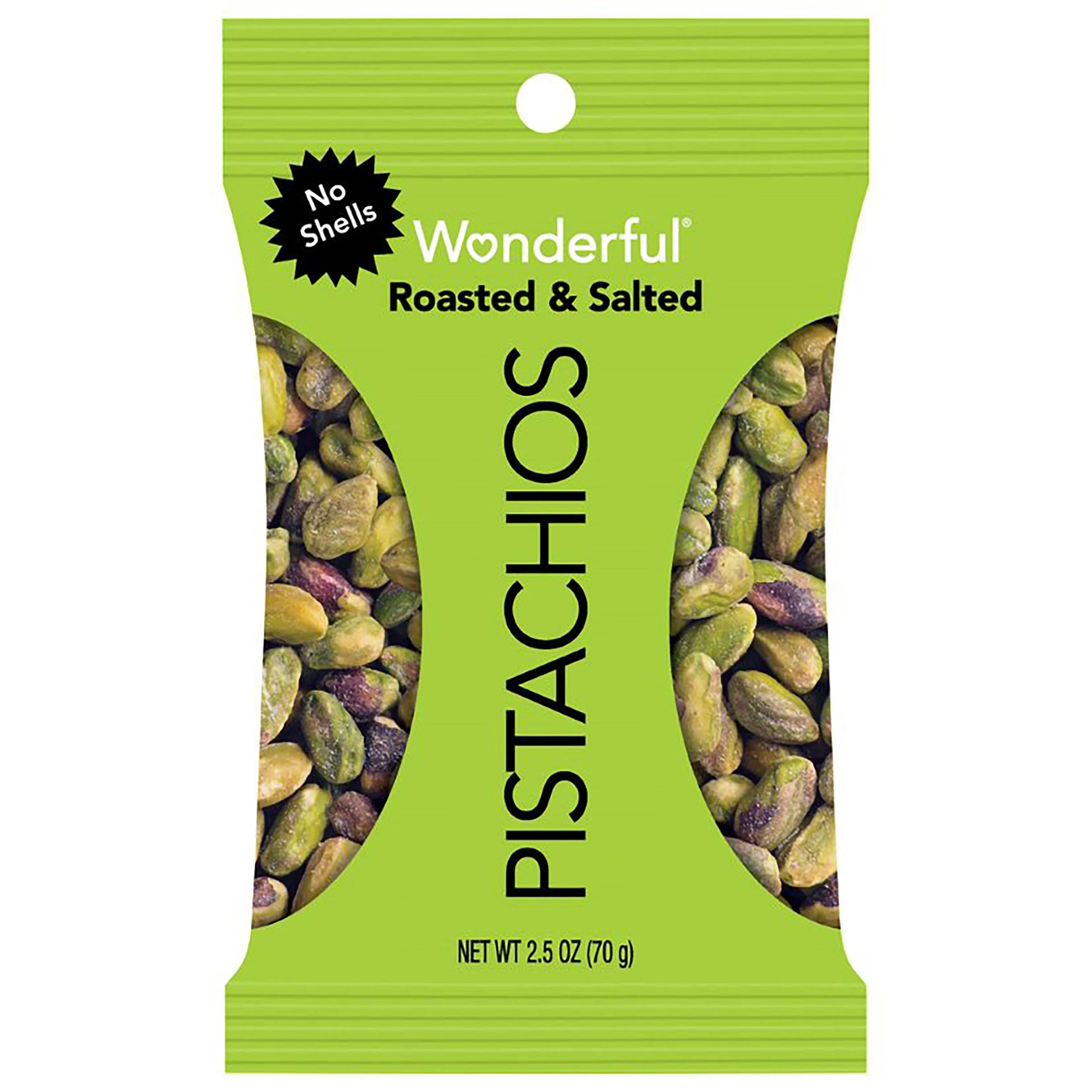 Wonderful Pistachios, Roasted & Salted - 2.5 oz