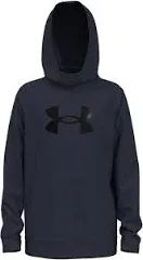 NWT Under Armour Boy&#039;s Size XL Red &amp; Black Big Logo Pullover Hoodie Sweatshirt