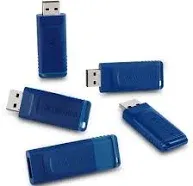 Verbatim 16GB USB 2.0 Flash Drive 5-Pack - Blue (99810)