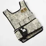 Adjustable Camouflage Weighted Vest Without Shoulder Pads