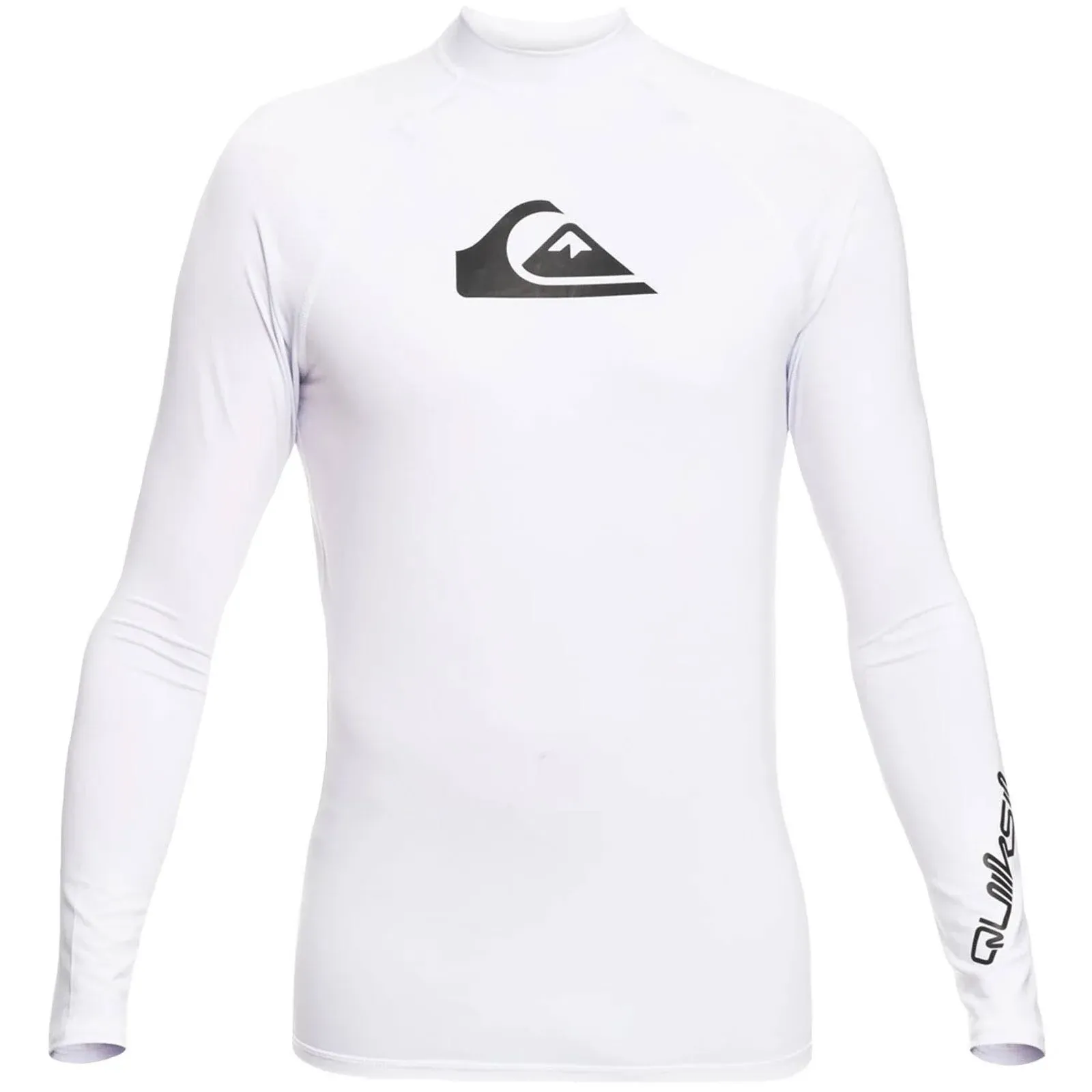 Men's Quiksilver Mens All Time Long Sleeve UPF 50 Rash Vest - White