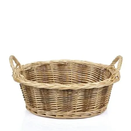 Rurality Baskets for Gifts Empty to Fill Chocolate Nuts for Women, Holiday,Easter,Mother's Day,Birthday,Wicker Present basket with Handle for Bread,Fruits