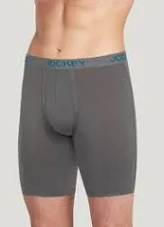 Jockey Chafe Proof Pouch Ultra Soft Modal 8.5" Long Leg Boxer Brief