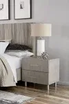 Argento Nightstand in Misty Grey