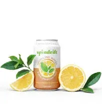 Spindrift Sparkling Water, Half Tea & Half Lemon Flavored, Made with Real Squeezed Fruit, 12 Fl Oz Cans, Pack of 24 (Only 5 Calories per Seltzer Water Can)