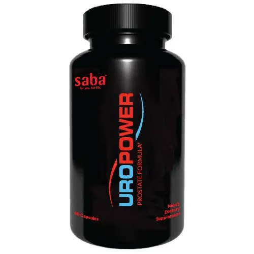 Saba UroPower A Proactive Approach to Prostate Health. Helps Decrease Urinary Symptoms. -Reduces Constant urge to use The Restroom; -Supports Bladder Control