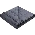 Cooling Weighted Blanket 20 lbs (100% Cotton Material with Glass Beads