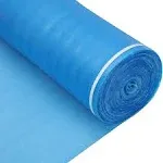 Blue Flooring Underlayment 3In1 Foam PaddingWith Vapor Barrier &amp; Tape Ideal f