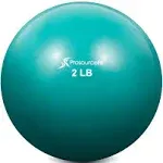 Weighted Toning Exercise Balls for Pilates Green 2lb