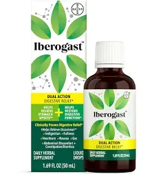 Iberogast Dual Action Digestive Relief Daily Herbal Supplement