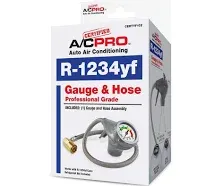 AC Pro Certified A/C Pro Recharge Gauge and Hose