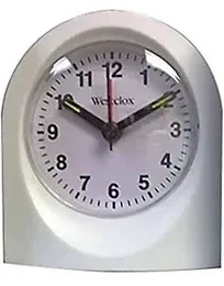 Westclox 47312 Quartz Alarm Clock Black Case, No Size