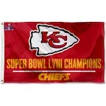 Kansas City Chiefs 2024 Super Bowl Champions Flag Banner