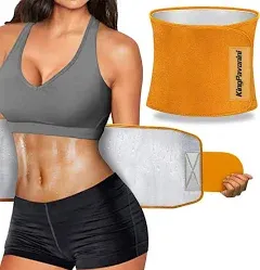 Waist Trainer Waist Trimmer Sweat Belt for Men Weight Loss