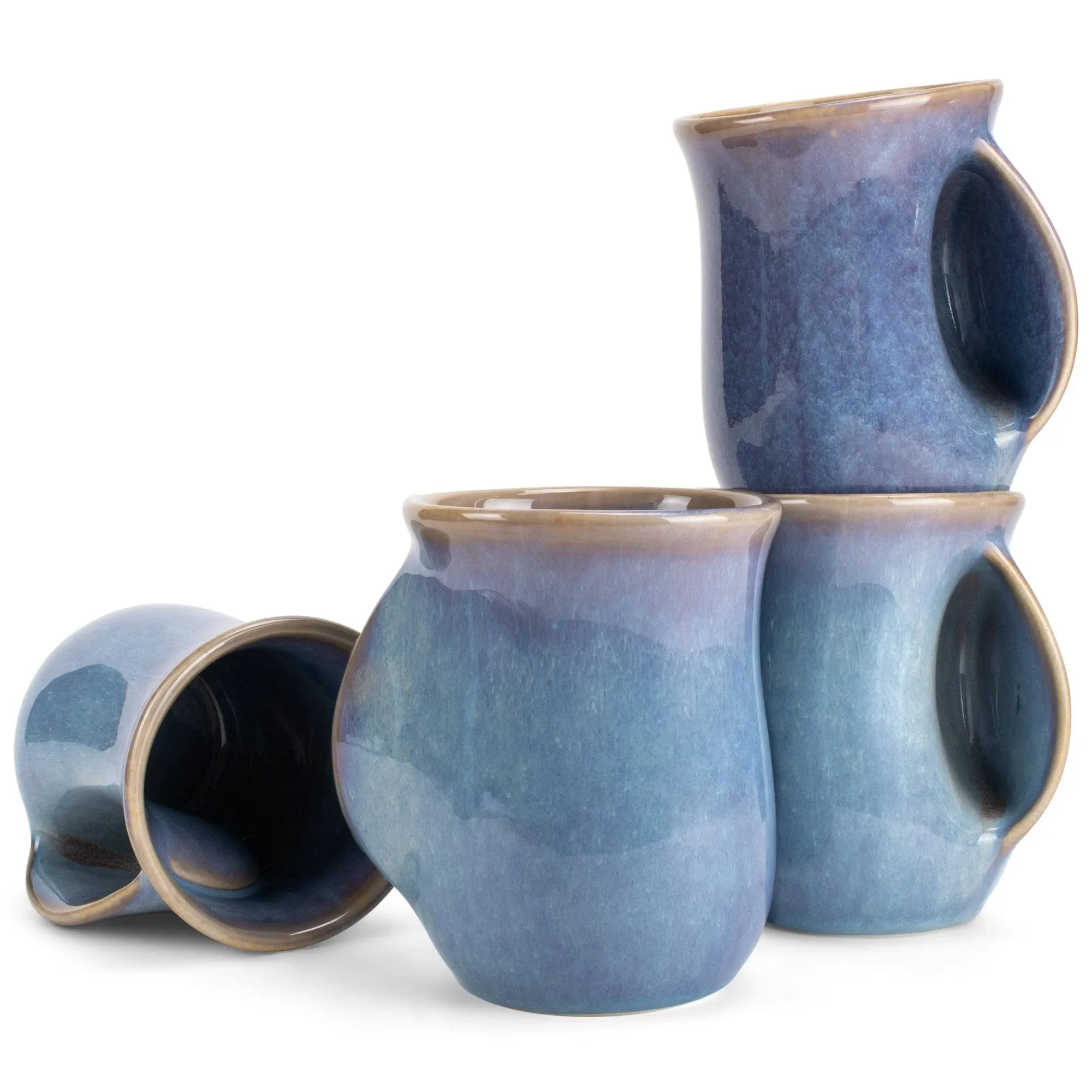 Elanze Designs Reactive Ceramic Handwarmer Mugs