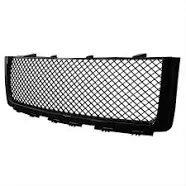 Spec D Tuning Gloss Black Mesh Grille for GMC Sierra 1500 (2007-2013)