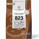 Callebaut 823 Milk Chocolate Callets 22lbs