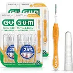 Gum Proxabrush Go-Betweens - Ultra Tight- Interdental Brushes - Soft Bristled Dental Picks for Plaque Removal Health - Safe for Braces & Dental