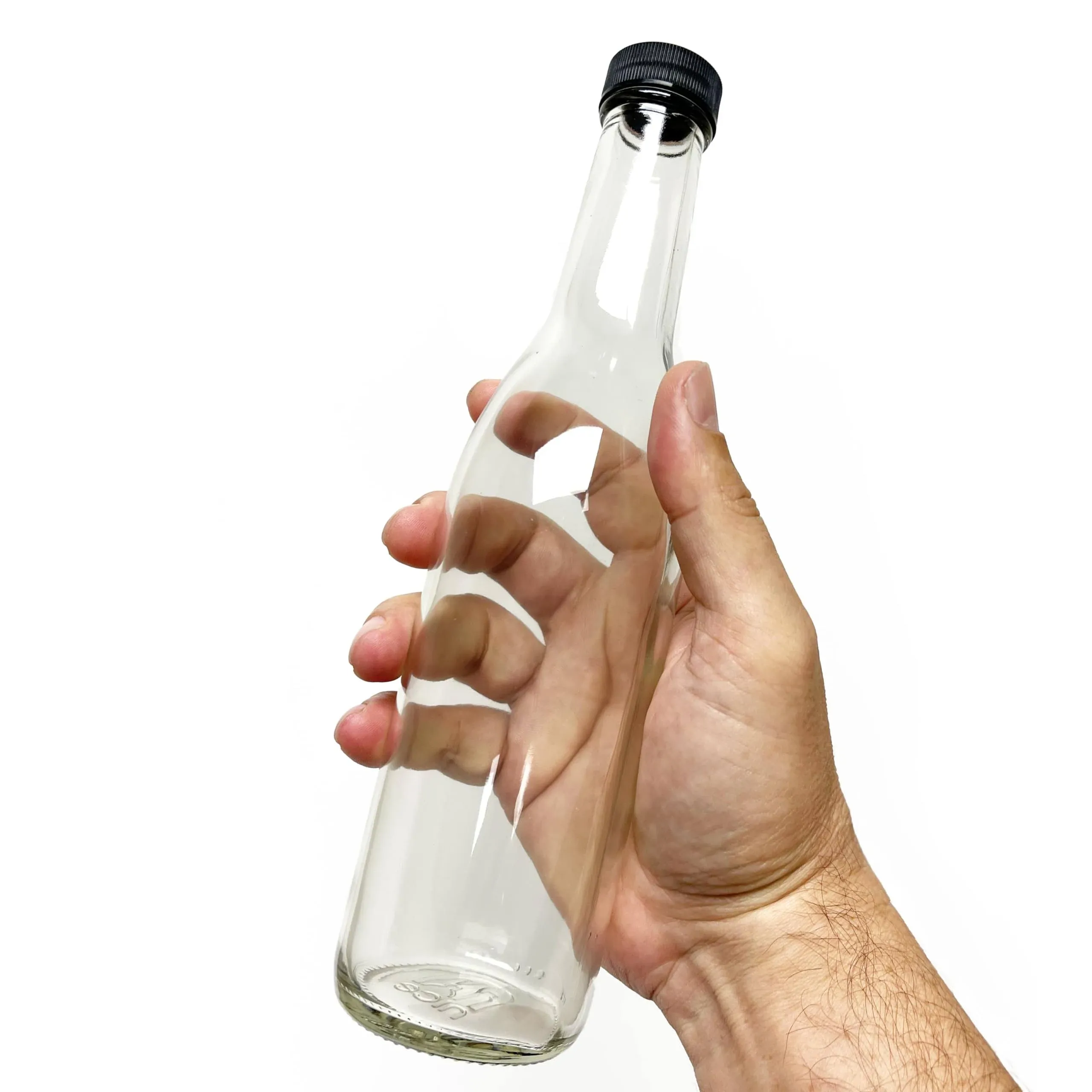 - Clear Glass Woozy Bottles, 12 Oz (375ml) - Case of 12 Lovely Bottles Packed...