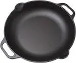 13-Inch Cast Iron Skillet, Pre-Seasoned Cast Iron Frying Pan with Long Handle...