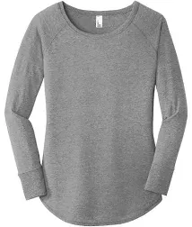 District Women's Perfect Tri Long Sleeve Tunic Tee