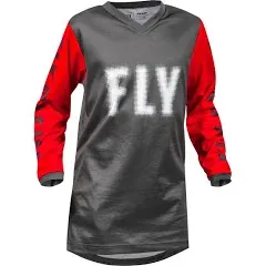 Fly Racing 2023 Youth F-16 Jersey (Black/Hi-Vis, Youth-X-Large)