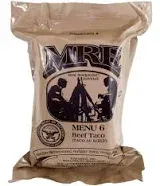 Western Frontier MRE Meals Ready-to-Eat Select Your Meal Genuine US Military Surplus Meals Beef Taco 28