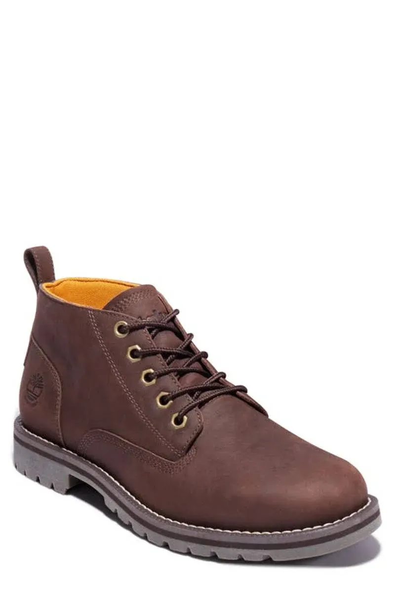 Timberland Men's Redwood Falls Waterproof Chukka Boots Brown 12