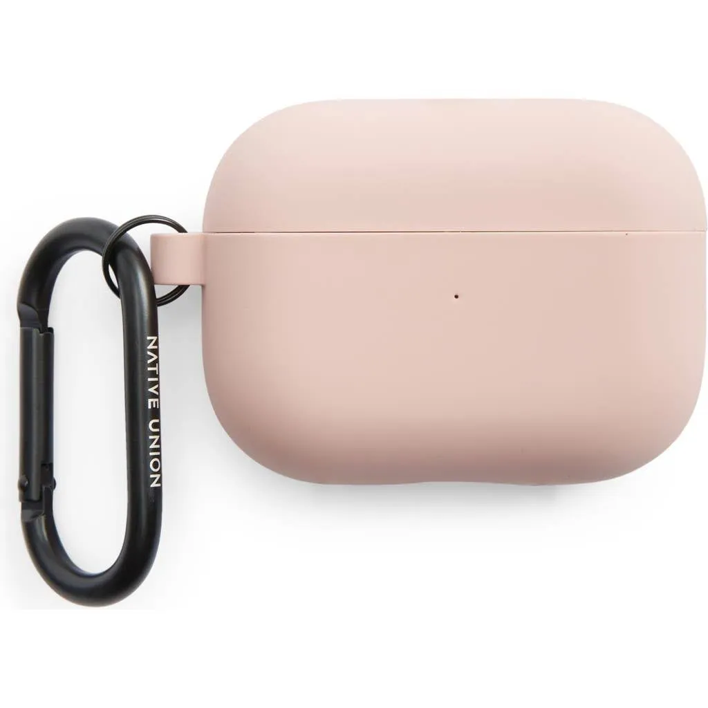 Native Union Roam Case for AirPods Pro – Silky & Matte Liquid Silicone Case - Compatible with AirPods Pro, Airpods Pro 2 (Rose)