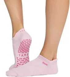 New Tavi Noir BARBIE SAVVY GRIP SOCKS size medium. Barre Pilates yoga. NWT