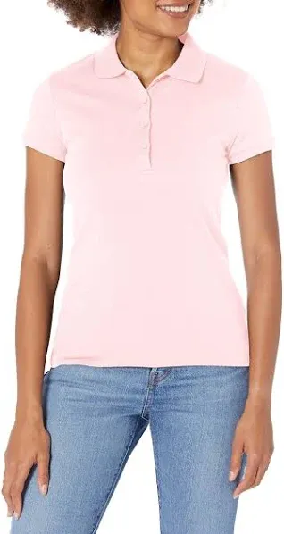 IZOD Juniors Womens Short Sleeve Polo Shirt