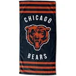 Chicago Bears Stripes Beach Towel 30"x60"