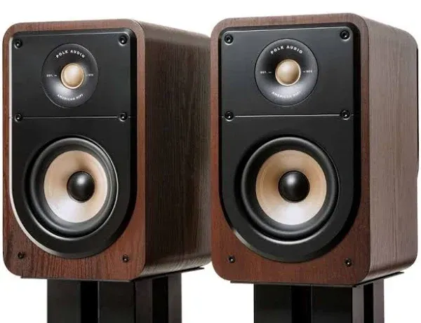 Polk Signature Elite ES20 Hi-Res Audio Certified 6.5 Inch Bookshelf Speaker - Pa