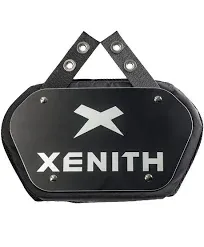 Xenith Velocity Youth & Varsity Football Back Plate- Lower Backplate for Shoulder Pads- Durable Adjustable Straps and High Impact Padding- Youth Small, Varsity Large