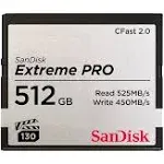 SanDisk 512gb Extreme Pro CFast 2.0 Memory Card - SDCFSP-512G-A46D