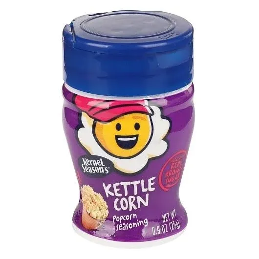 Kernel Season's Popcorn Seasoning Mini Jar, Kettle Corn, 0.9 Oz (Pack of 48)