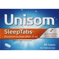 Unisom SleepTabs (16 Tablets) Nighttime Sleep-Aid