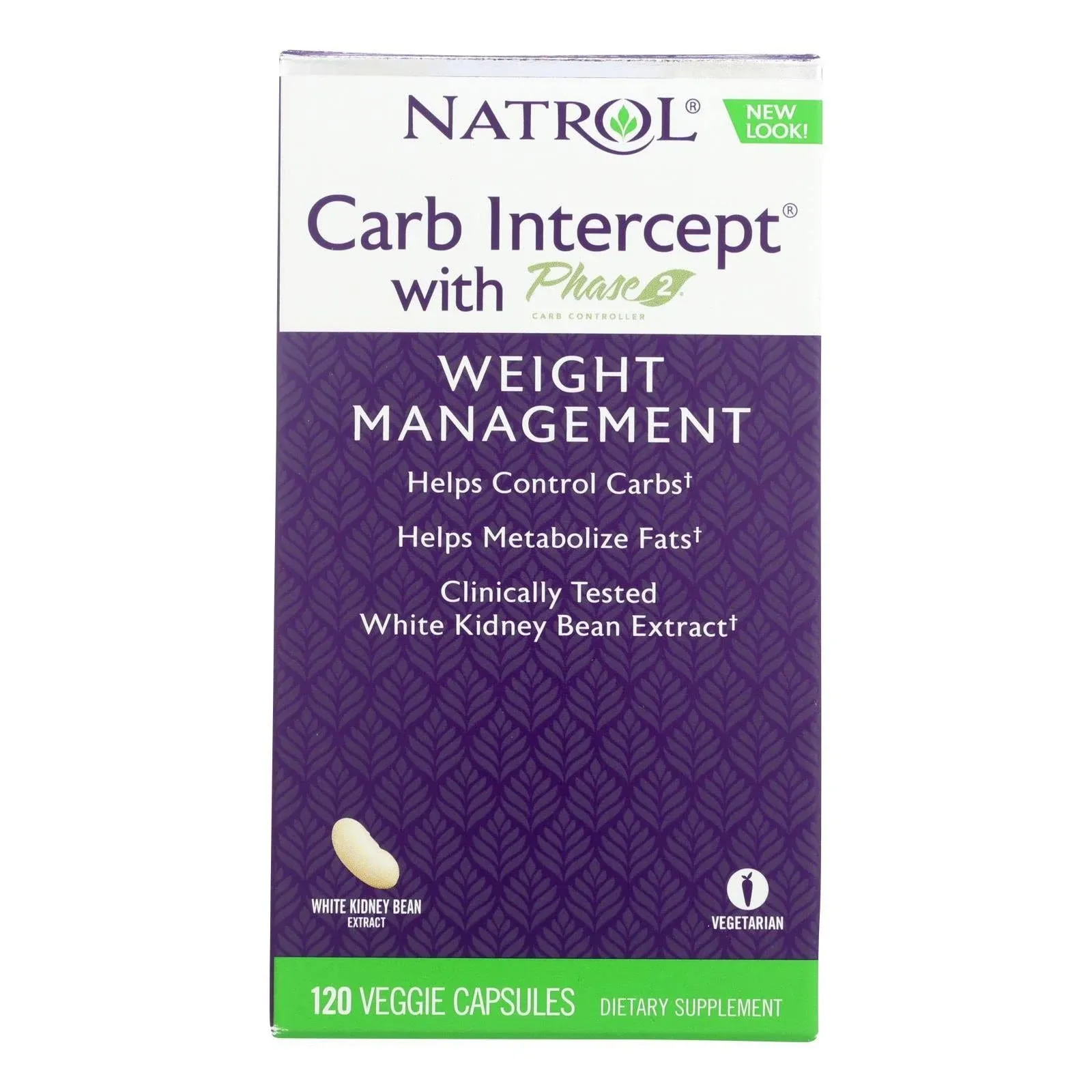 Natrol Carb Intercept Phase 2 120 Capsules