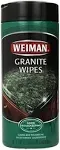 Weiman Disinfecting Wipes, Granite & Stone, Spring Garden Scent - 30 wipes, 6.1 oz