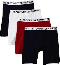 New Tommy Hilfiger Men&#039;s Classic Boxer Brief - Made in China - Large - Navy Blue