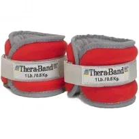 Hygenic TheraBand Comfort Fit Ankle and Wrist Weights Set - Red, Green, Blue